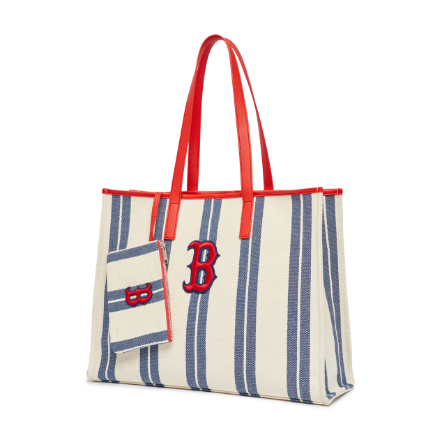 Túi MLB Ethnic Stripe Tote Bag Boston Red Sox Navy
