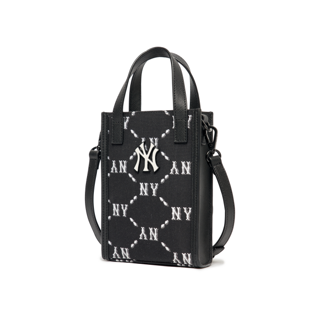 Túi MLB Diamond Monogram Jacquard Cell Phone Cross Bag New York Yankees Black