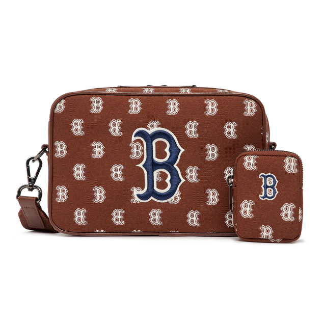 Túi MLB Classic Monogram Jacquard Crossbody Bag Boston Red Sox D.Brown