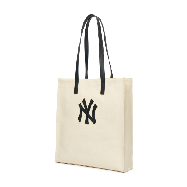 Túi MLB Canvas Tote Bag New York Yankees Cream