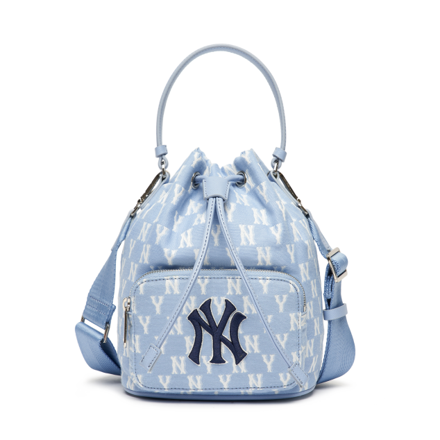 Túi MLB Classic Monogram Jacquard Bucket Bag New York Yankees Blue