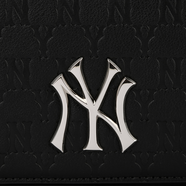 Túi MLB Monogram Hoodie Bag New York Yankees Black