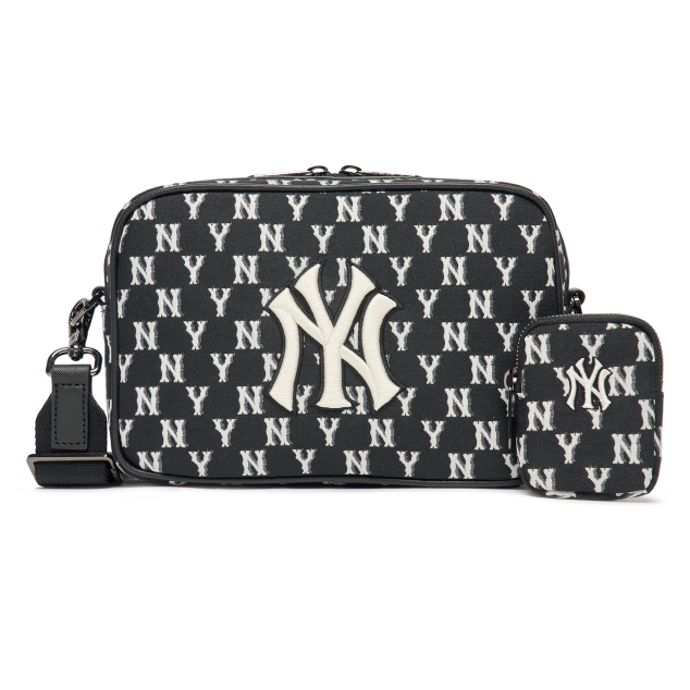 Túi MLB Classic Monogram Jacquard Crossbody Bag New York Yankees Black