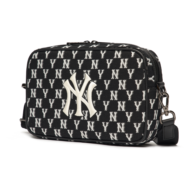 Túi MLB Classic Monogram Jacquard Crossbody Bag New York Yankees Black