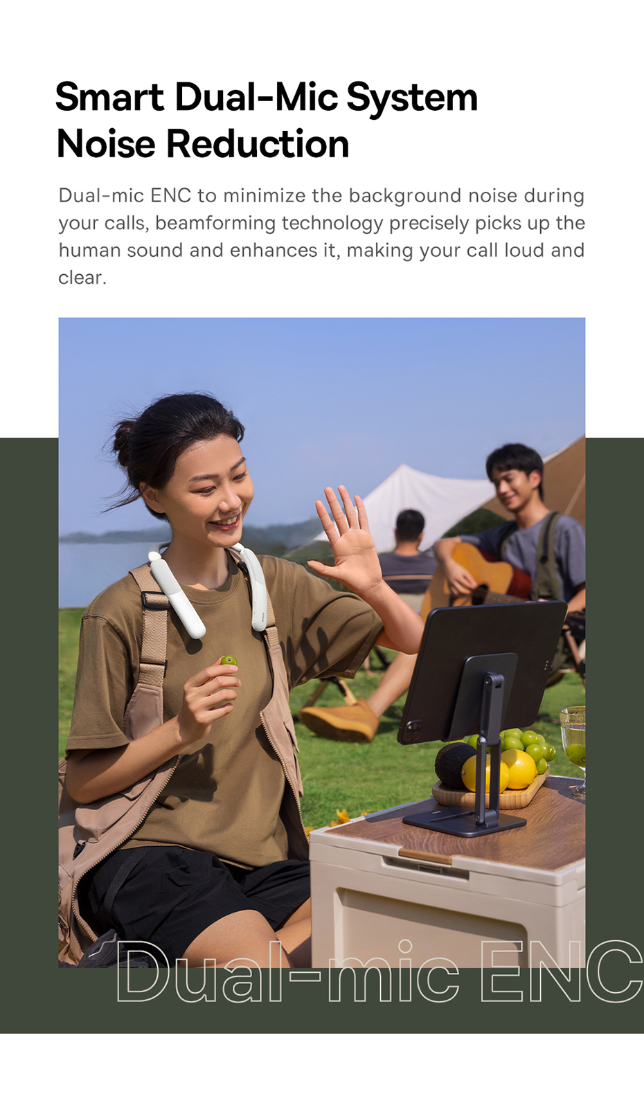 chube Loa đeo cổ Baseus AeQur N10 NeckSpeaker