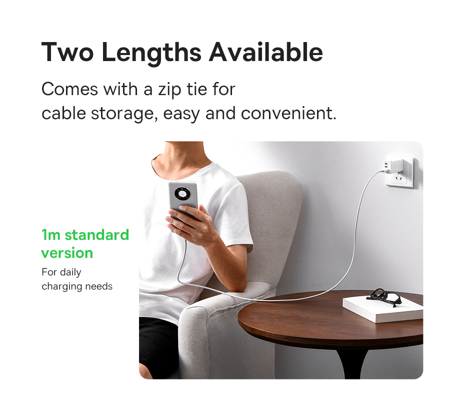 chube Cáp sạc nhanh 65W SUPERVOOC Baseus Superior Series Fast Charging Data Cable USB to Type-C