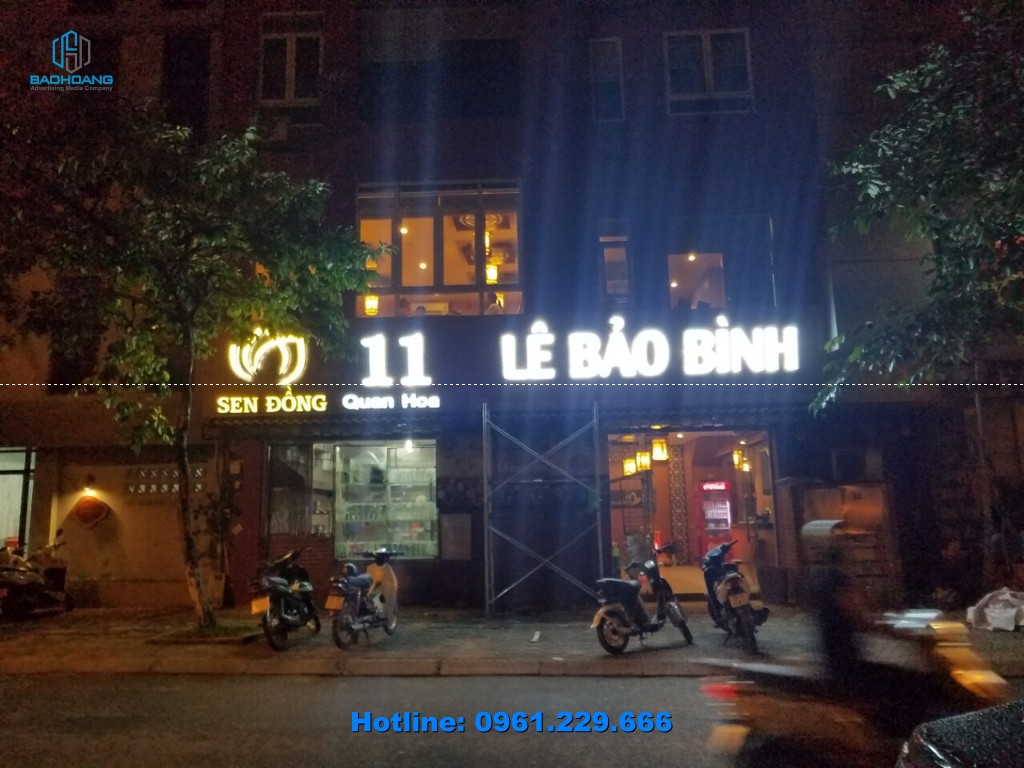 Làm biển quảng cáo tại Long Biên