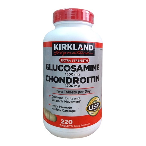 Hỗ Trợ Xương Khớp Glucosamine Chondroitin Sulfate Kirkland 220 Viên - Bổ Khớp Của Mỹ