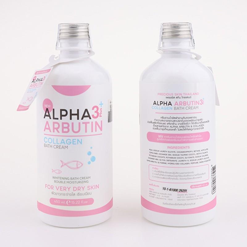 Sữa Tắm Trắng Da Alpha Arbutin Collagen 450ml