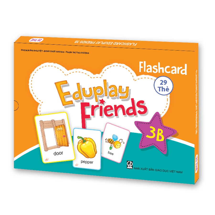 Flashcard Eduplay Friends 3B Dành cho trẻ mẫu giáo