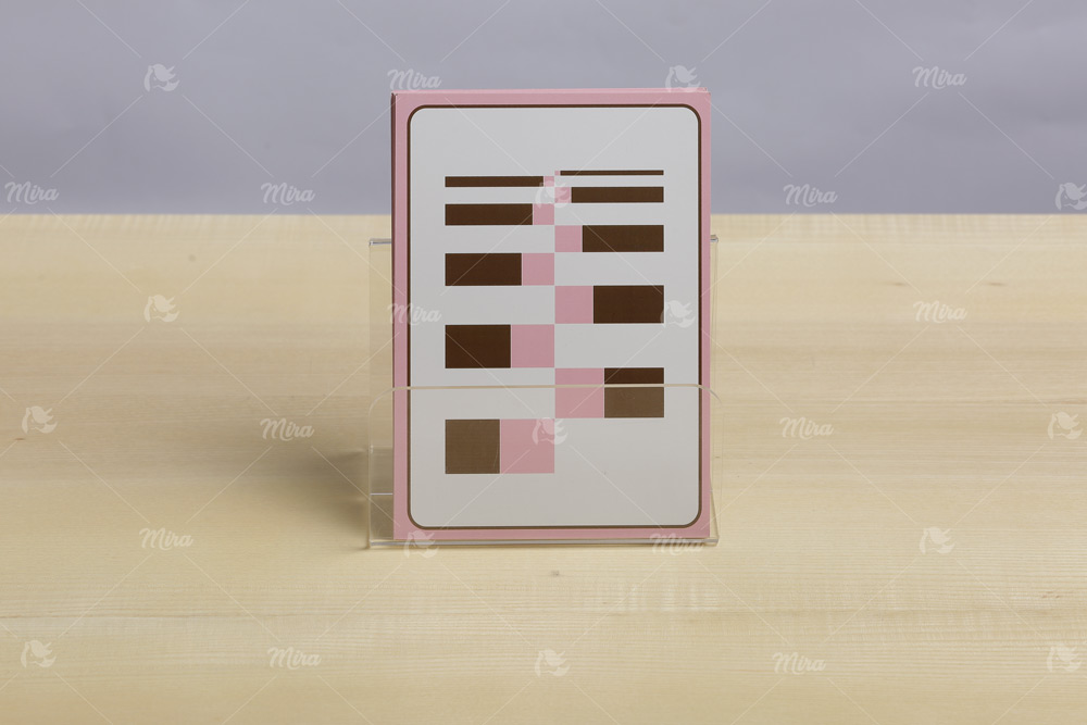 File thiết kế thẻ mở rộng kết hợp tháp hồng và thang nâu