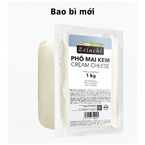 Cream cheese (phô mai kem) Zelachi 1kg