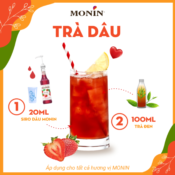 Siro Dâu Monin (Strawberry) 700ml