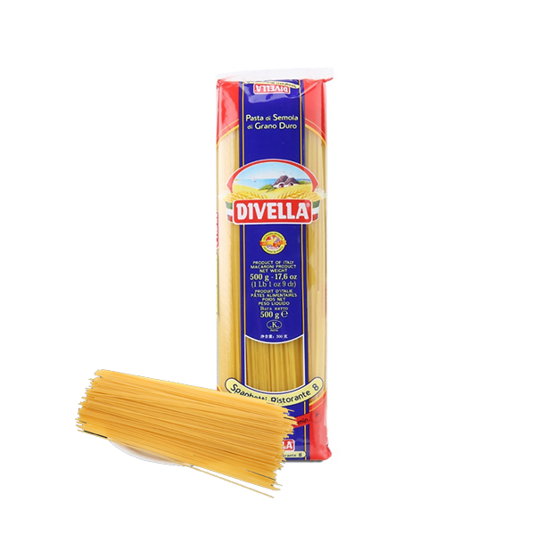 Mỳ sợi Ý Spaghetti Divella số 8 - 500g