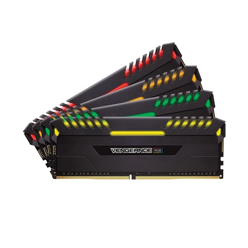 Ram PC Corsair Vengeance  RGB 32GB (4 x 8GB) DDR4 DRAM 3466MHz C16 Memory Kit (CMR32GX4M4C3466C16)