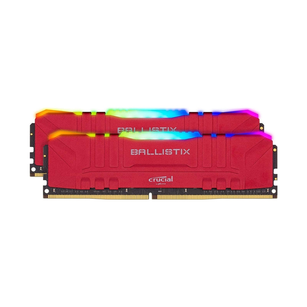Ram PC Crucial Ballistix Gaming RGB 16GB 3200MHz DDR4 (8GBx2) BL2K8G32C16U4RL