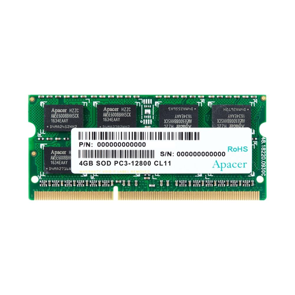Ram Laptop Apacer DDR3 4GB 1600Mhz 1.5v DS.04G2K.KAM