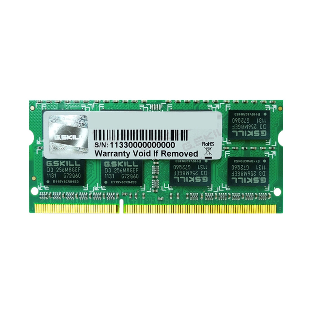 Ram Laptop G.Skill DDR3 4GB 1600MHz 1.5v F3-12800CL9D-4GBSQ