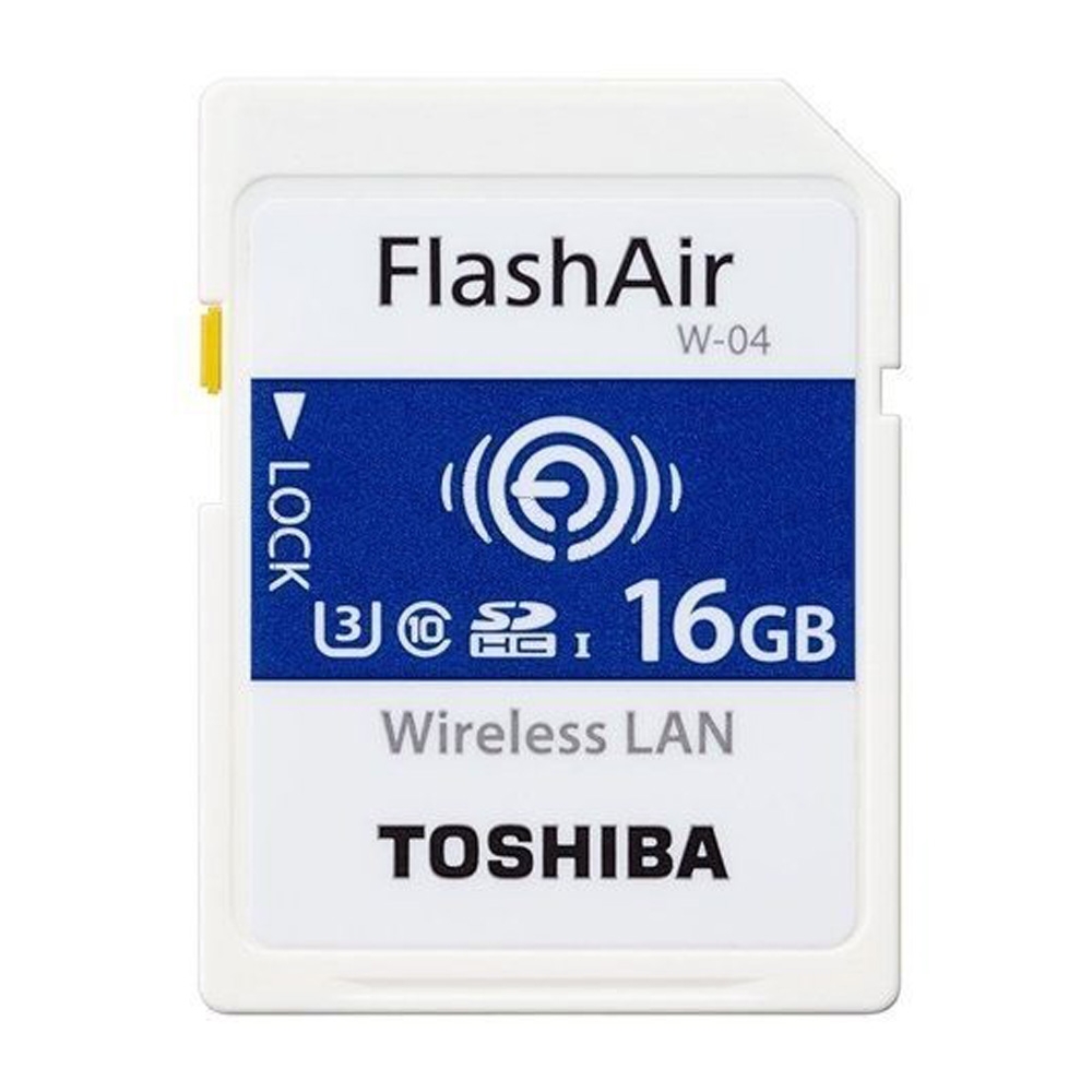 Thẻ Nhớ SDHC Toshiba WiFi FlashAir W-04 U3 16GB