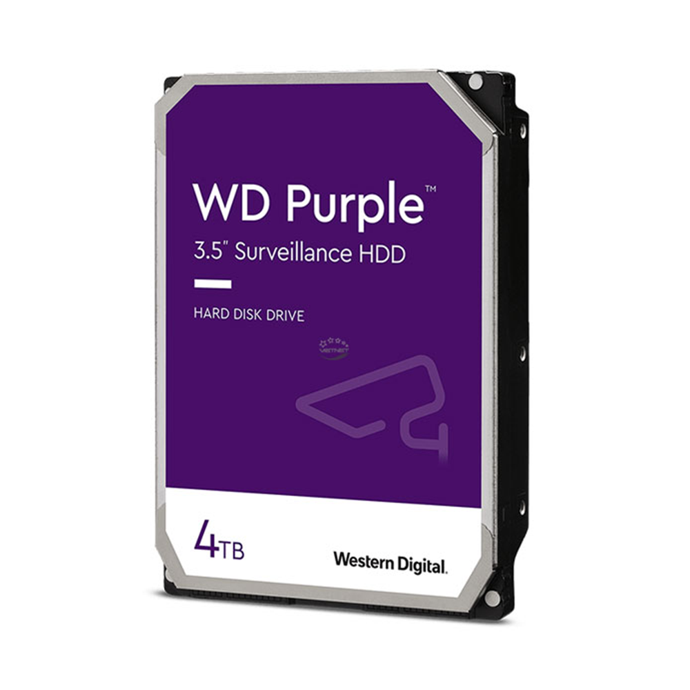 HDD WD Purple 4TB 3.5 inch SATA III 64MB Cache 5400RPM WD40PURZ