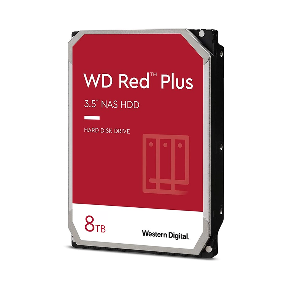 HDD WD Red Plus 8TB 3.5 inch SATA III 256MB Cache 7200RPM WD80EFBX