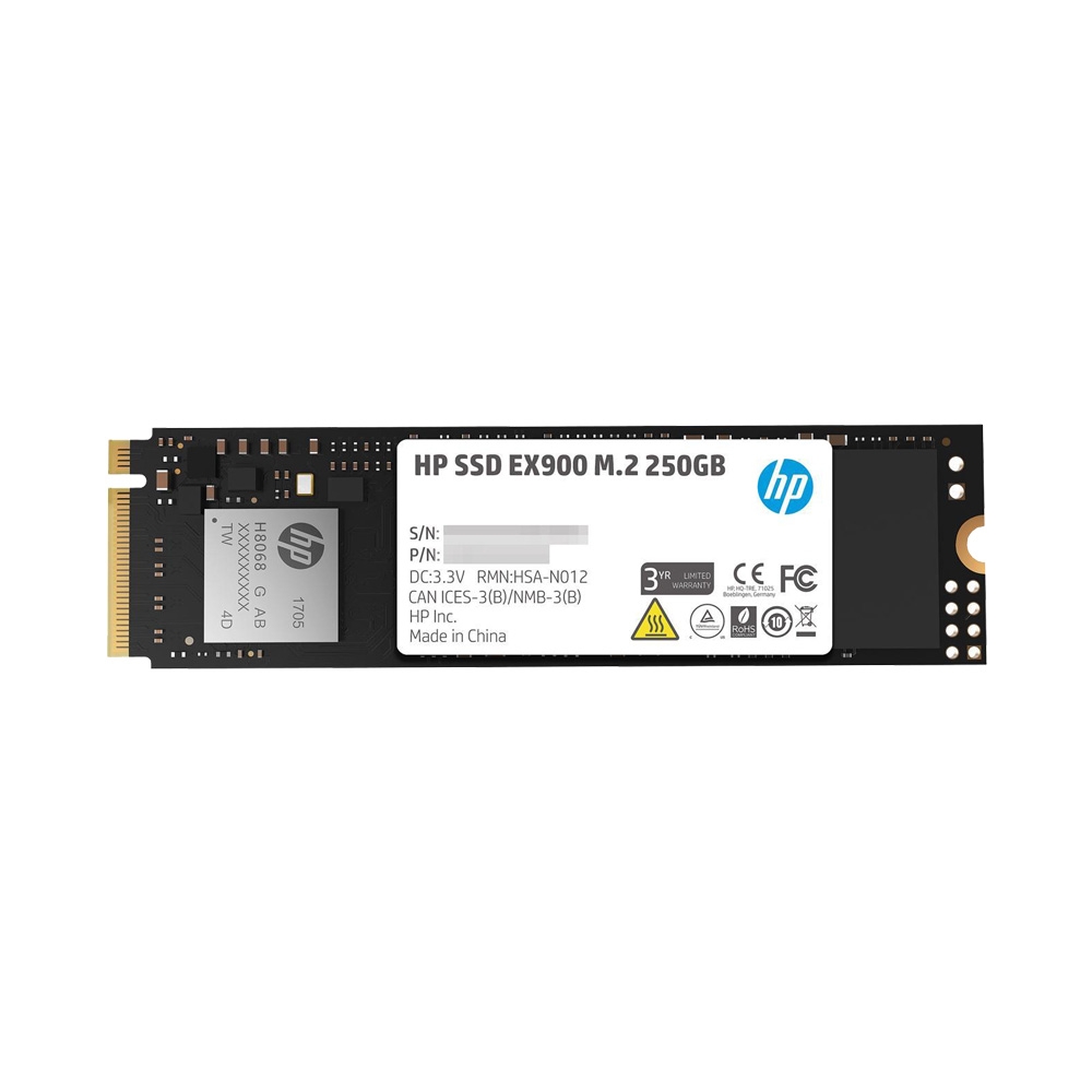 SSD HP EX900 M.2 PCIe Gen3 x4 NVMe 250GB 2YY43AA