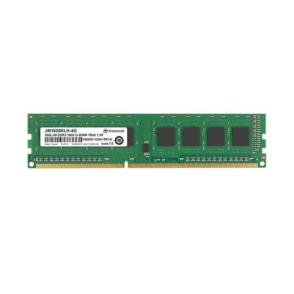 Ram PC Transcend 4GB JetRam JM DDR3 1600MHz JM1600KLH-4G