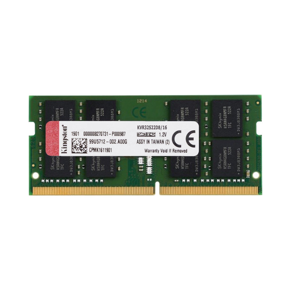 Ram Laptop Kingston DDR4 16GB 3200MHz 1.2v KVR32S22D8/16