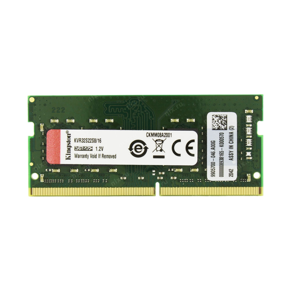 Ram Laptop Kingston DDR4 16GB 3200MHz 1.2v KVR32S22S8/16