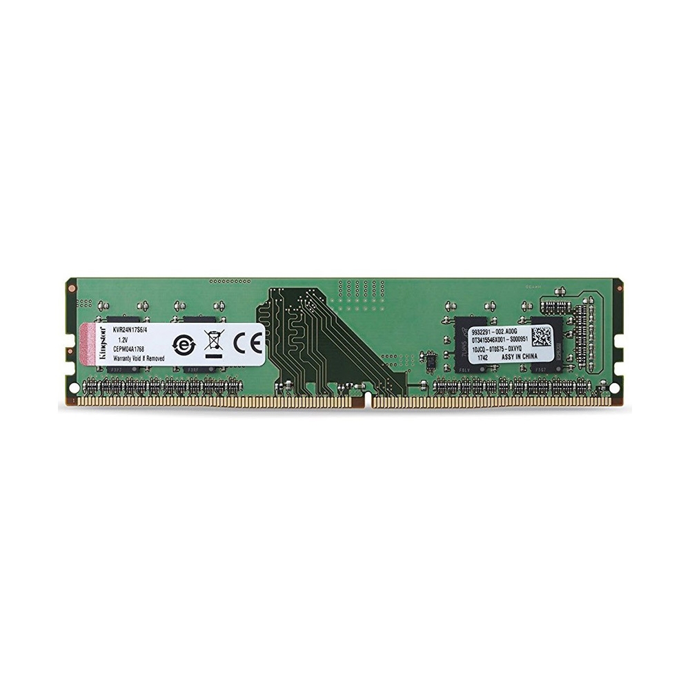 Ram PC Kingston ValueRAM 4GB 2400MHz DDR4 (1x4GB) Bus KVR24N17S6/4