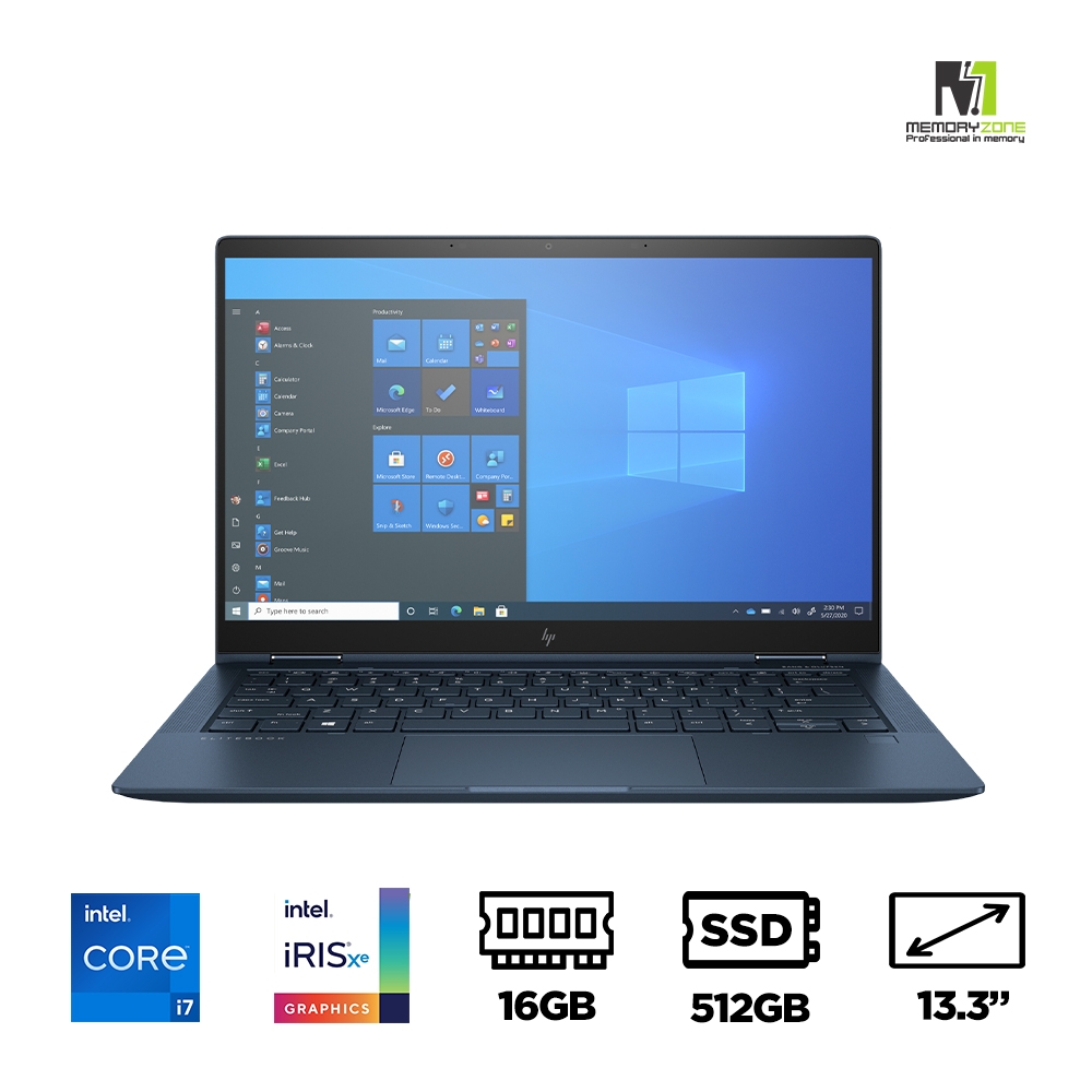 Laptop HP Elite Dragonfly G2 25W59AV (i7-1165G7, Iris Xe Graphics, Ram 16GB, SSD 512GB, 13.3 Inch IPS FHD TouchScreen)