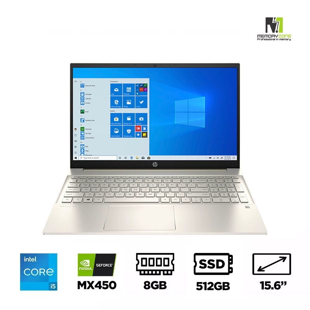 Laptop HP Pavilion 15-eg0505TX 46M03PA (i5-1135G7, MX450 2GB, Ram 8GB, SSD 512GB, 15.6 Inch IPS FHD)