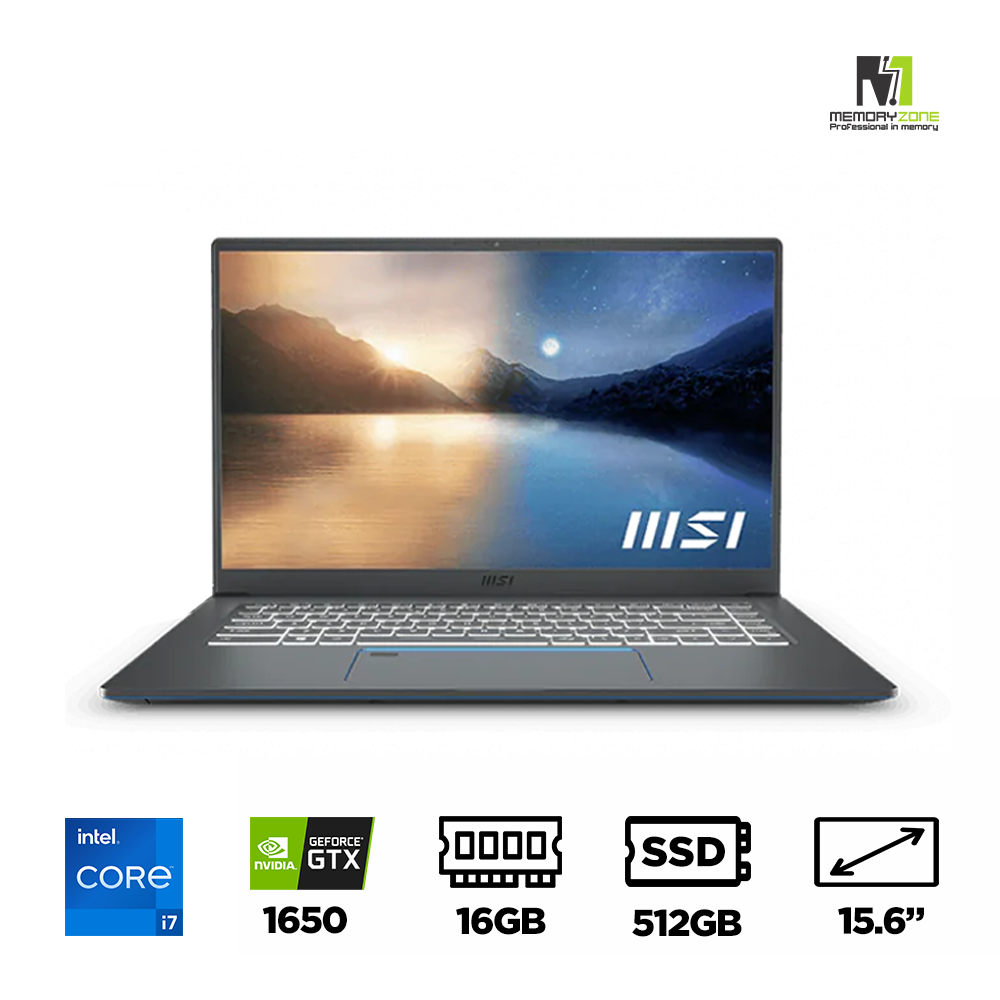 Laptop MSI Prestige 15 A11SC-037VN (i7-1185G7, GTX 1650 4GB, Ram 16GB DDR4, SSD 512GB, 15.6 Inch IPS FHD)