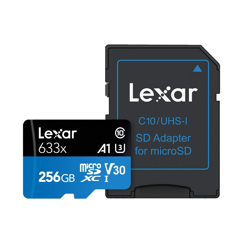 Thẻ Nhớ MicroSDXC Lexar U3 V30 A1 256GB 633x 95MB/s LSDMI256BBAP633A