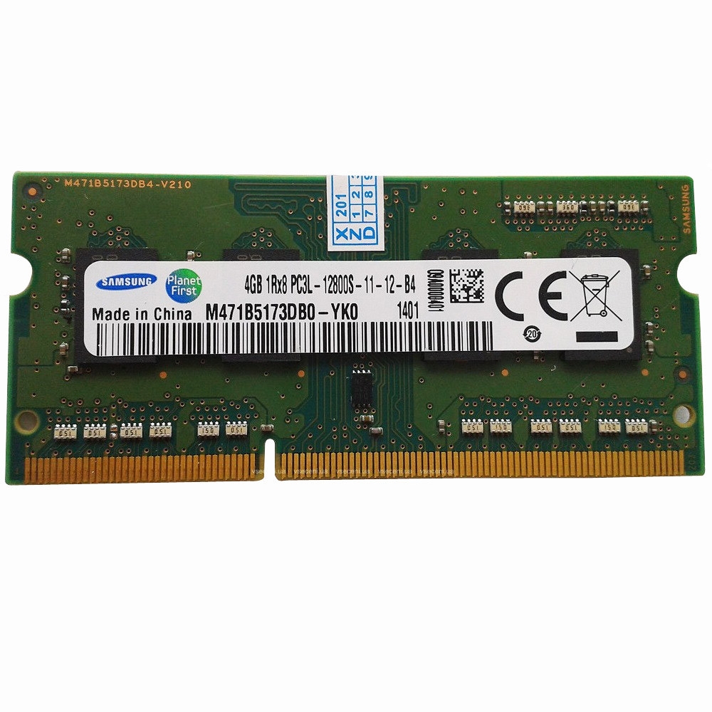 Ram Laptop Samsung DDR3L 4GB Bus 1600MHz CL11 M471B5173EB0-YK0D0