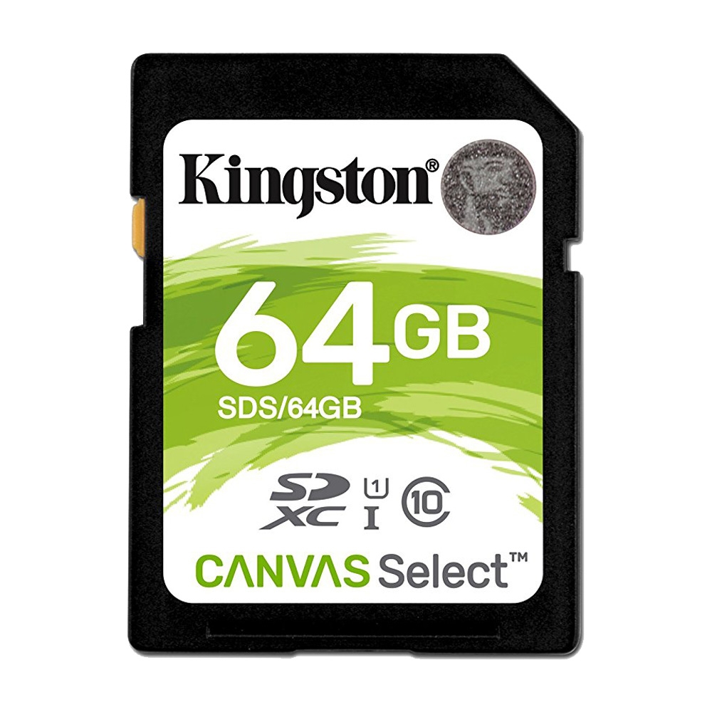 Thẻ nhớ SDXC Kingston Canvas Select 64GB Class 10 U1 SDS/64GB