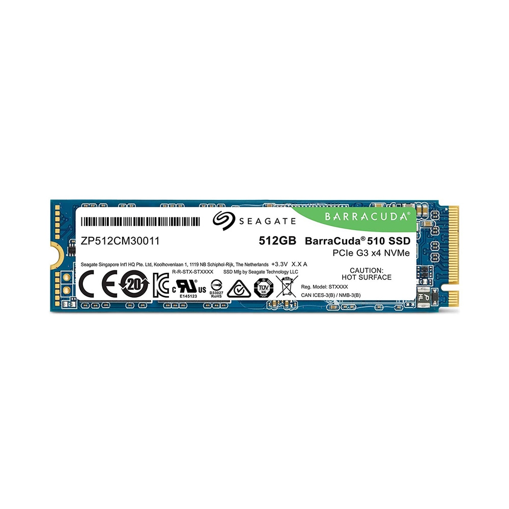SSD Seagate Barracuda 510 M.2 PCIe Gen3 x4 NVMe 512GB ZP512CM30041