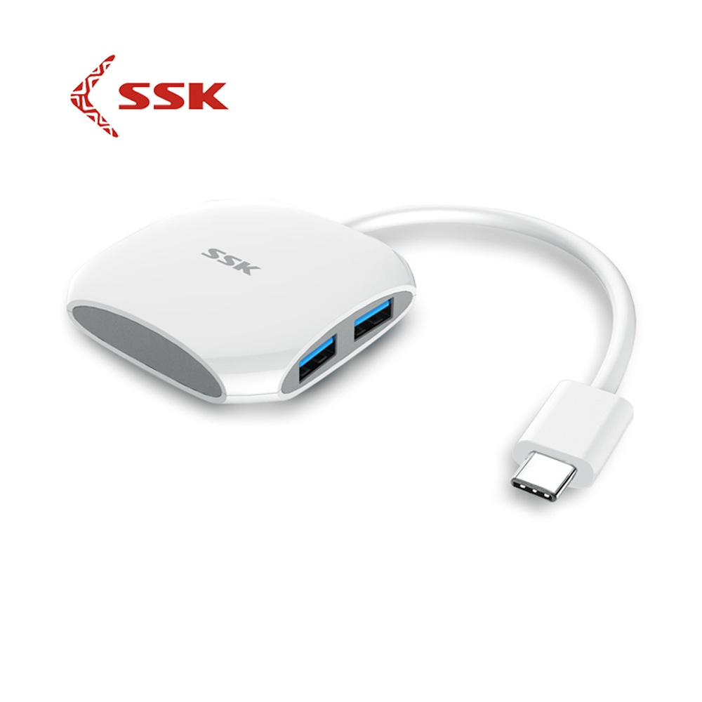 Bộ chia USB Type-C ra 4-Port USB Type-A SSK SHU810