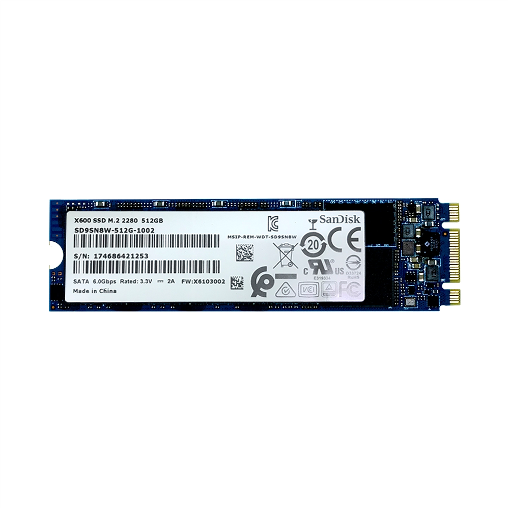 SSD SanDisk X600 M.2 2280 SATA III 3D-NAND 512GB SD9SN8W-512G-1002