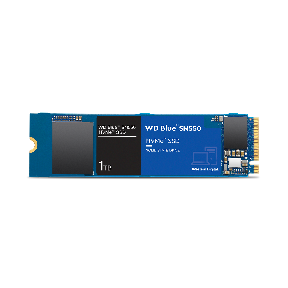 SSD Western Digital Blue SN550 PCIe Gen3 x4 NVMe M.2 1TB WDS100T2B0C