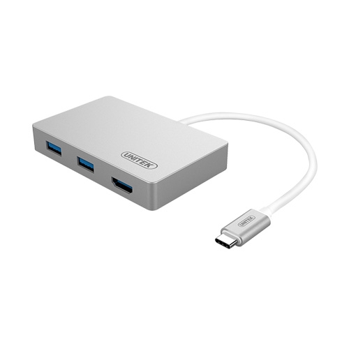Cáp chuyển USB Type-C to HDMI 4K và USB 3.0 Unitek Y-3707