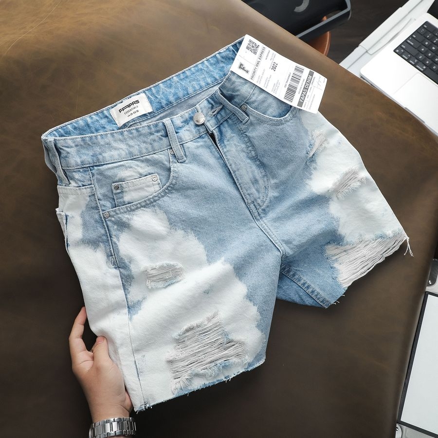 Quần Shorts Jean Relaxed Bite