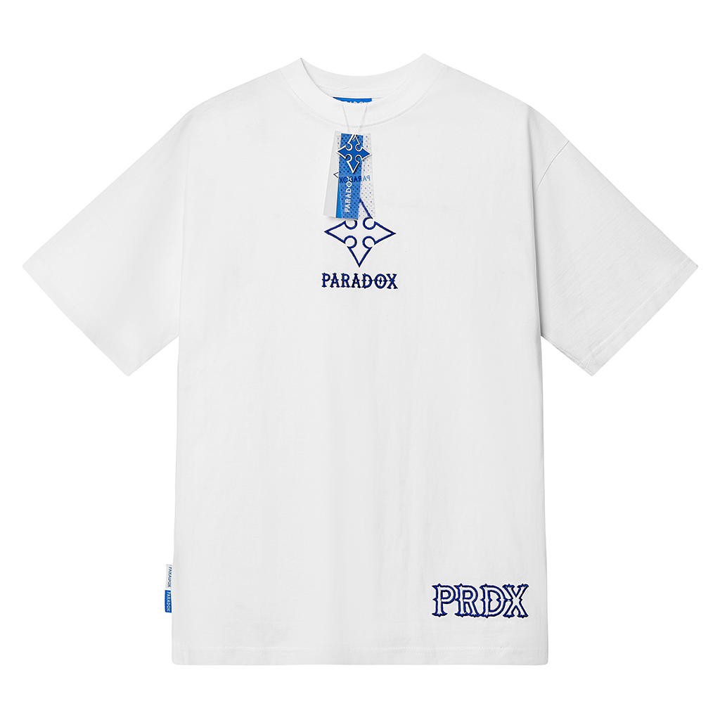 PARADOX® ESSENTIAL EMBROIDERY TEE (White)