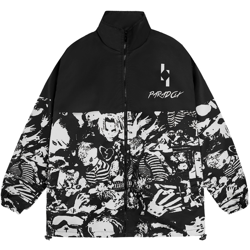 ALL STAR ZIP OVER-PRINTED JACKET