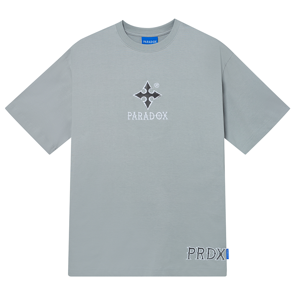 PARADOX® ESSENTIAL EMBROIDERY TEE (Light Grey)