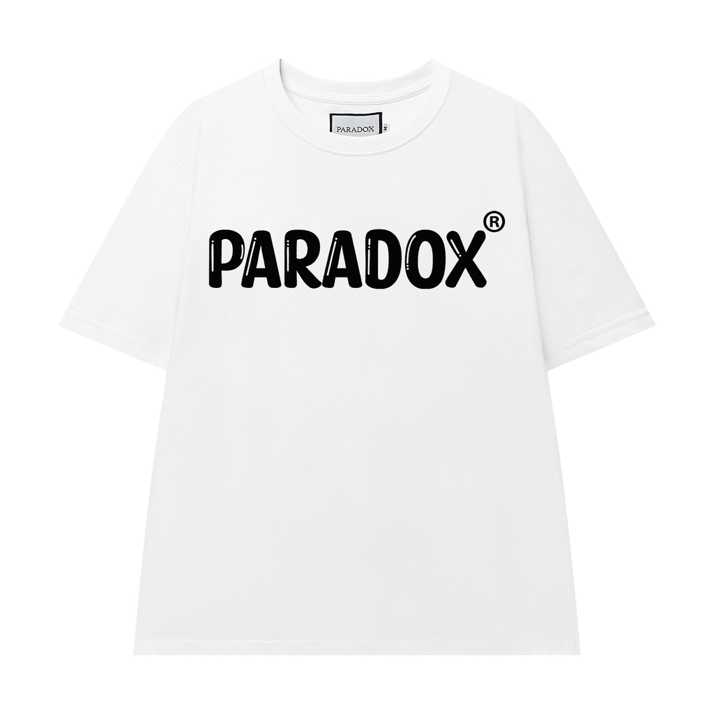 Áo thun Paradox CARTOON LOGO TEE (White)