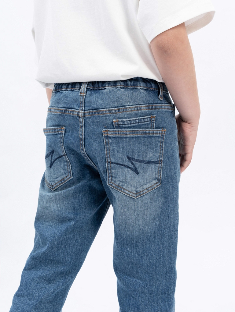 Quần Jeans Trẻ Em Vải Cotton Co Giãn Tốt