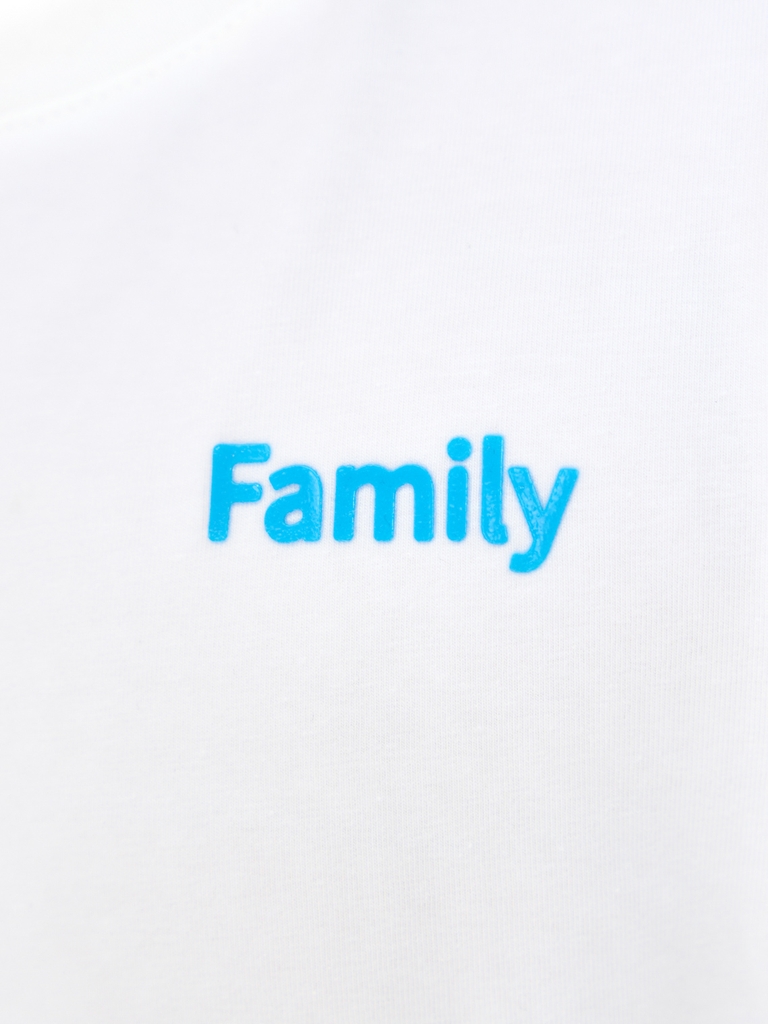 Áo Phông Trẻ Em Cotton Dáng Suông In Family