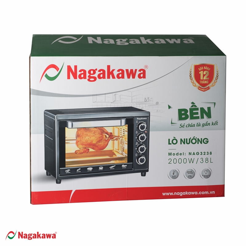 Lò nướng Nagakawa NAG3238