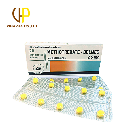 Methotrexat Belmed 2.5mg- Thuốc chống ung thư, vảy nến, viêm đa khớp dạng thấp